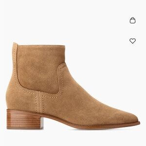 Cole haan naia suede ankle booties